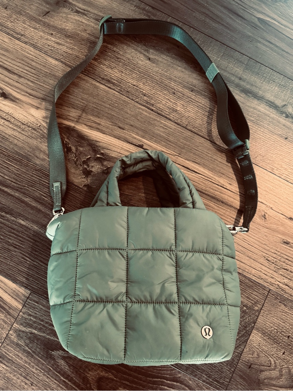 lululemon athletica Quilted Crossbody Bag in Olive Green
